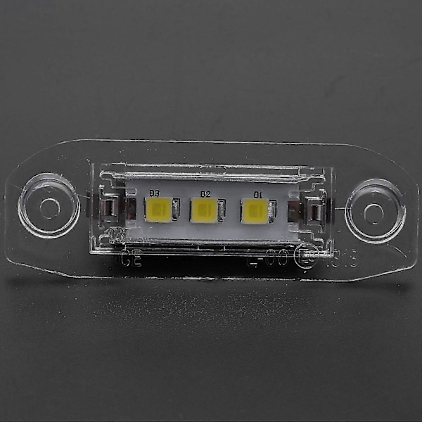 2 st LED-registreringsskyltslampor för S80 Xc90 S40 V60 Xc60 S60 C70 V50 Xc70 V70