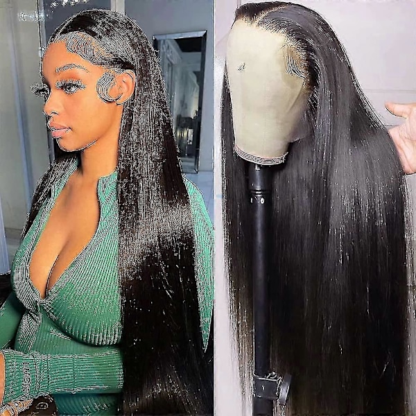 Brasilianskt Rakt Mänskligt Hår Lace Front Peruker Limfria Mänskliga Hår Peruker