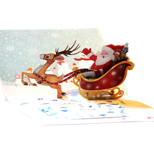 *3D Christmas cards, pop-up cards, Christmas cards including envel*