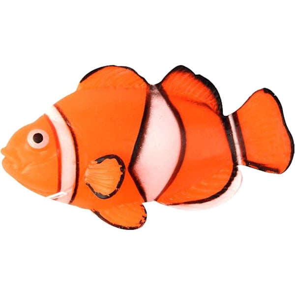 Silikone Kunstig Tropisk Fisk, Falsk Kunstig Fisk til Akvariedekoration, Kunstig Fisk til Akvariepynt, Akvariedekoration