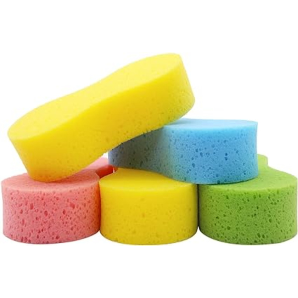1 kpl Autonpesusponge, Suuri Monikäyttöinen Sieni Puhdistukseen, 6cm