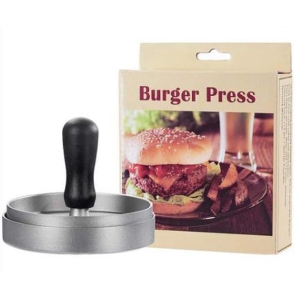 #1 Aluminium Hamburgerpresse for Hamburgere, Grillburgere, Burgerpresser med Non-Stick Belegg#