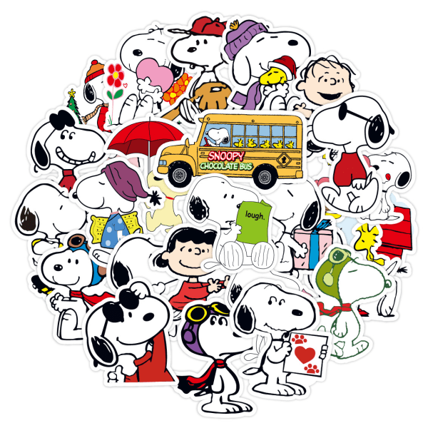 #50 Snoopy Cartoon Stickers Graffiti Stickers#