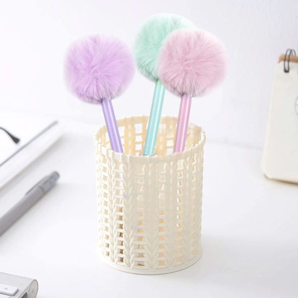 #4 stk. Kawaii Gelpenne 1,0 mm, Søde Gelblækpenne, Gave til Stud#