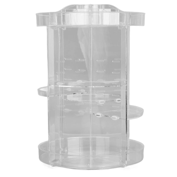 360 Graders Roterende Makeup Organizer Stor Kapacitet Multi Gitre Klar Kosmetik Opbevaringsdisplay