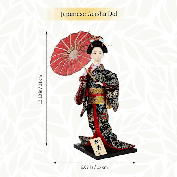 Japanilainen Geisha Itämainen Nukke Koristeellinen Geisha-nukke Figuriini Työpöydän Koristelu