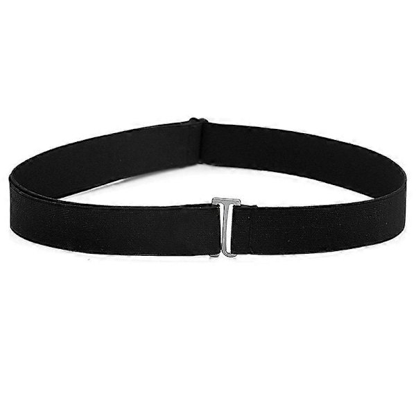 Pakke med usynlige elastiske belter, justerbart belte, belteløkke, dressbukser for gutter, turbelte, elastisk belte, sklisikkert belte for kvinner