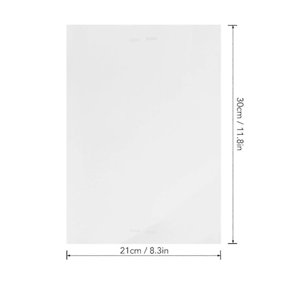 100 ark A4 Termopapper 210x297mm Högglansigt Utskriftspapper för Förslag Brev Fakturor