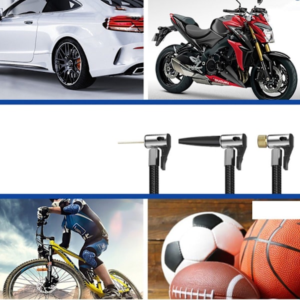 #Luftpumpe Elektrisk Sykkelpumpe Bærbar Batterikompressor Motorsykler#