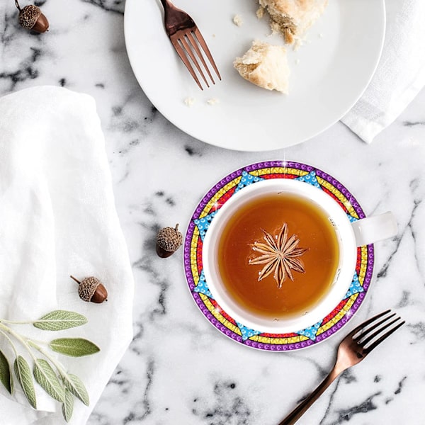 #Diamantmalet coaster placemat diy fuld af diamanter#