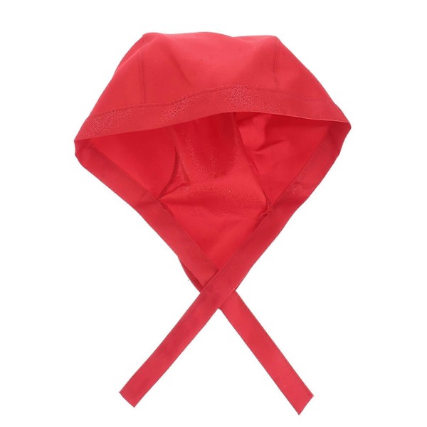 Fashion Kockmössa Kök Catering Dödskalle Band Turban (Röd)