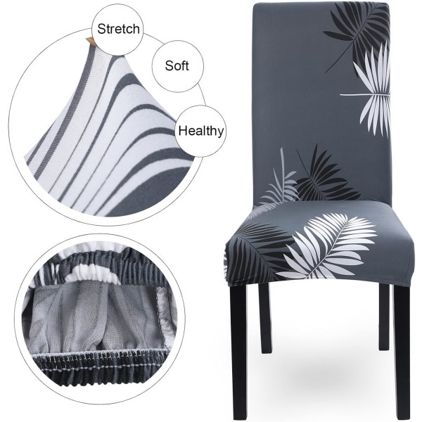 *Stretch Dining Chair Cover 4 Pieces Universal Chair Cover Printed*