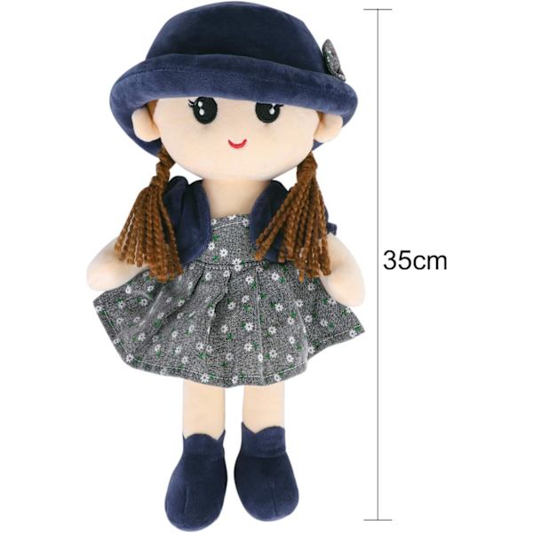 Söpö Rättinukke Pehmolelu Pehmeä Vauvanukke Koti Koriste Mini Prinssi