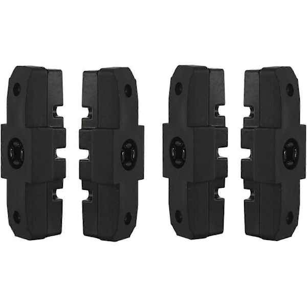 Bromsbelägg, 4 stycken bromsskor för Magura HS11 HS22 HS24 HS33 HS66 hög bromsprestanda 2 par bromsskor cykelbromsbelägg svarta för Hydr