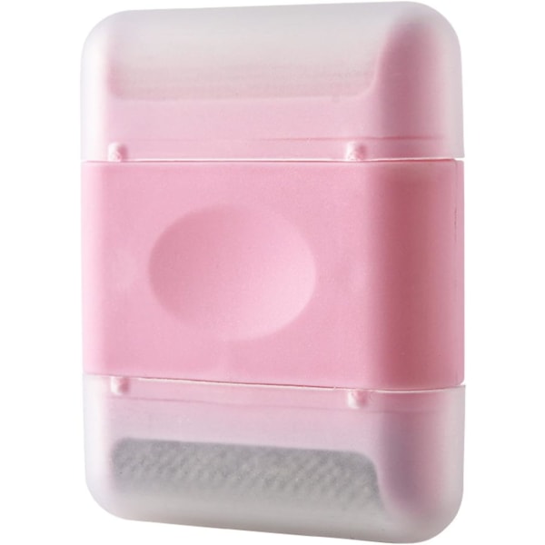 (Dobbelt hode rosa) Bærbar stoffbarbermaskin, produkter for fjerning av lo