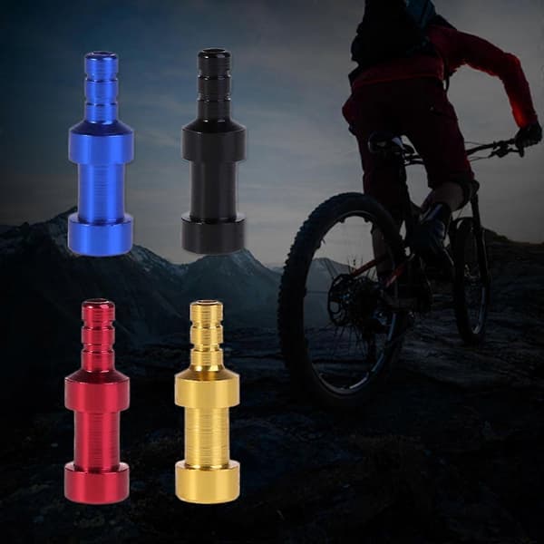 Cykelventiladapter Presta til Schrader Ventilpumpe Aluminiumlegeringstilbehør