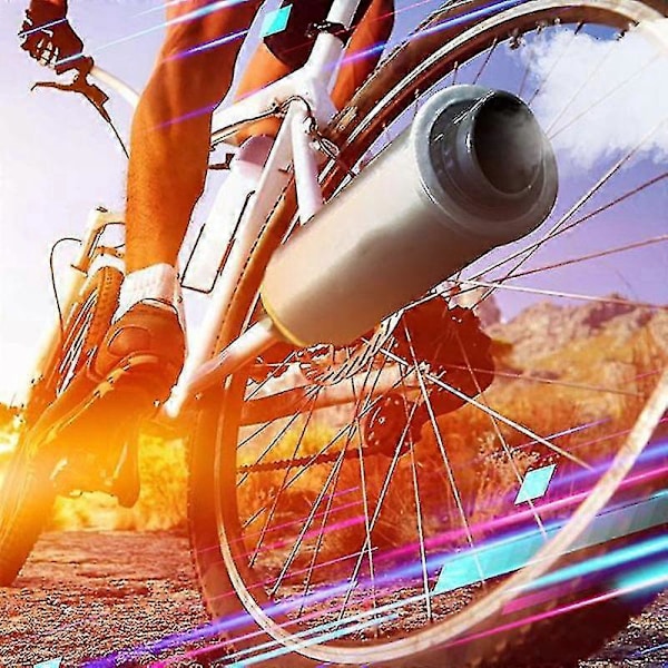 Plastturbiner Cykel Avgasrör Vilt Ljud Motorcykel