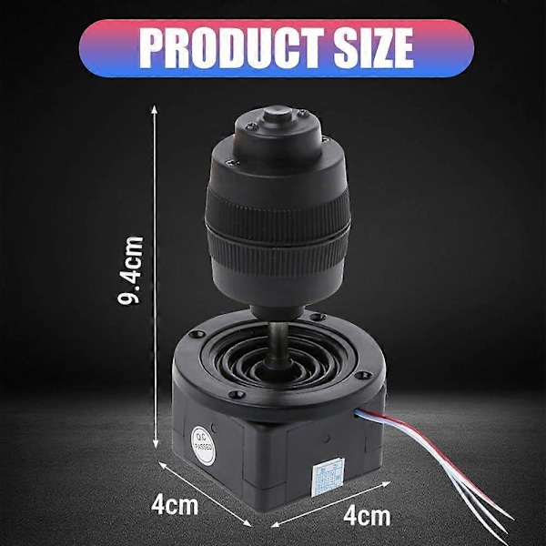 10K Joystick Potentiometri, JH-D400X-R4 10K Joystick Reset Potentiometri Painikeohjain Mobiilivalokuvausjärjestelmään Teolliseen ja Tieteelliseen Käyttöön