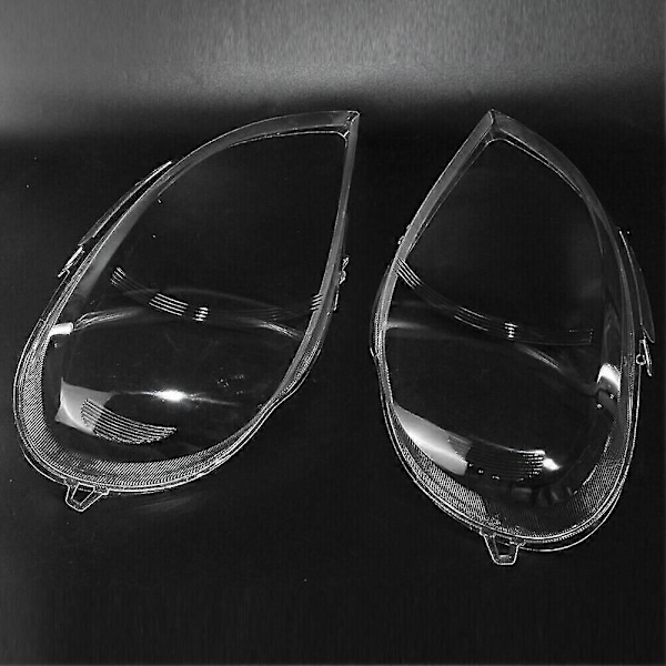 Vänster+höger För Ml-klass W163 1997-2005 Ml320 Ml350 Strålkastarglas Skydd Huvudljus Lampskärm Skalskydd