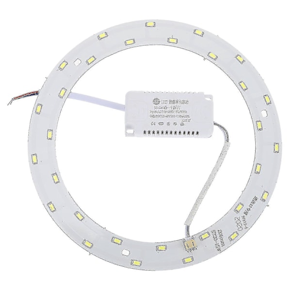 15W 220V-240V SMD 5730 30-LED Cirkelformet LED Panel Bar Lampe LED Loftlys (Rent Hvidt Lys) Ghtc