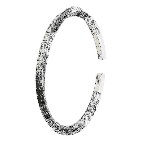 Vikingaarmband för män Skydd Amulett Möbius Manschettarmband Födelsedagspresent