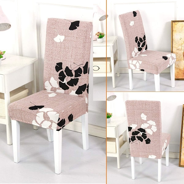 *4 Ruokailutuolin Päällinen Moderni Joustava Kestävä Tuolin Päällinen Venytys*