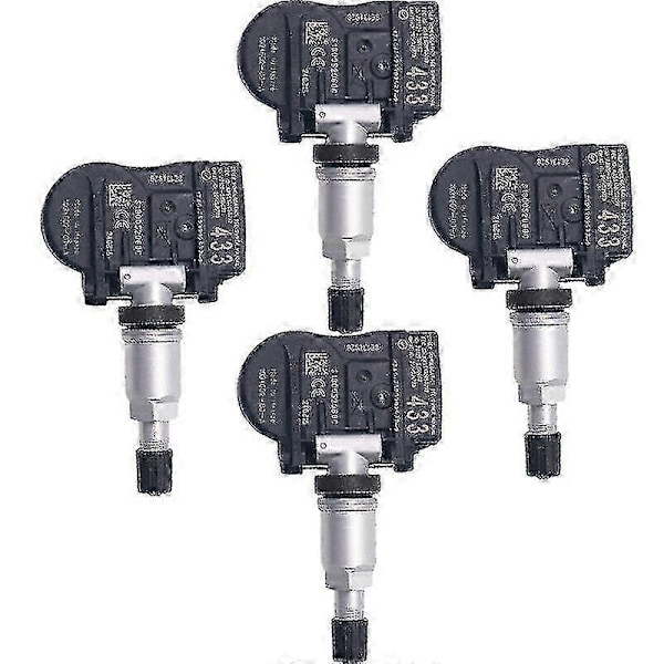 1 Set med 4 Tpms 433mhz Däcktryckssensorer För Model S Model X Model 3 1034602-00-a 103460200a