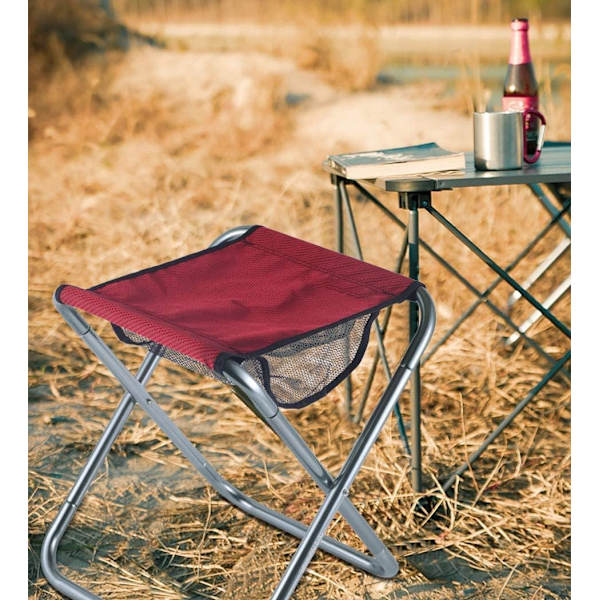 Bærbar Lille Foldbar Skammel, Udendørs Camping Mini Foldbar Stol