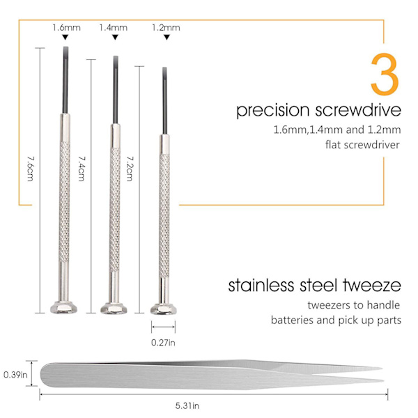#Urverktygsset för batteribyte, öppnare för urverk, används för att öppna och byta batteri i ur#