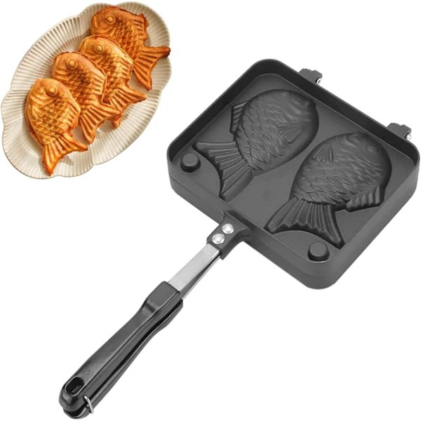 Stegepande, dobbeltsidet non-stick stegepande Aluminium Dessert M