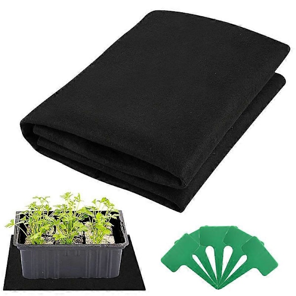 Planteskål Hulmåtte, Vandabsorption, Pletforebyggelse, Havemåtte, Foldbar, Filtmåtte, 120 x 100 cm