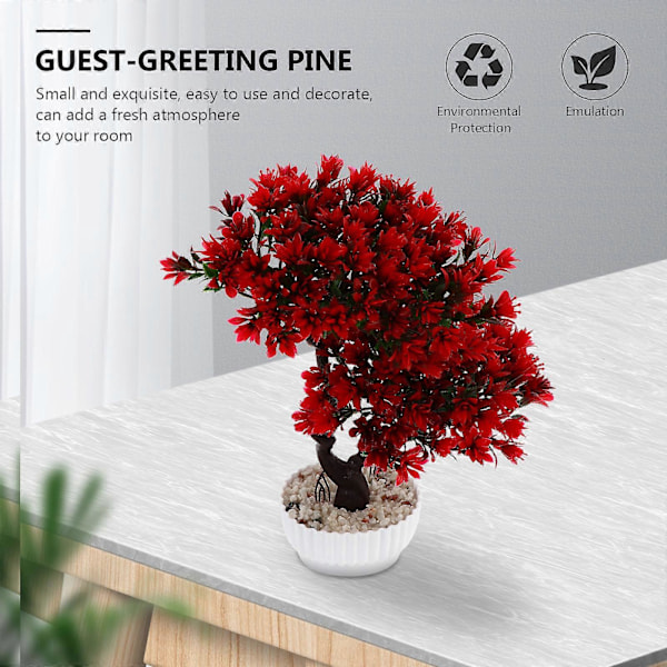 1kpl Luova Simulaatio Kasvi Sisustus Keinotekoinen Bonsai Vieraanvaraisuus Mänty