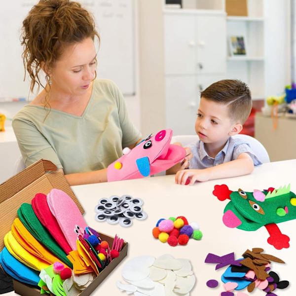 Nukke-käsinukke DIY-setti lapsille