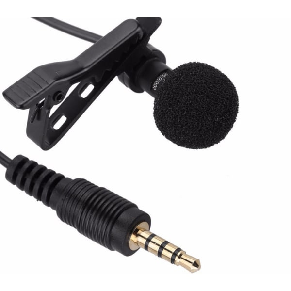 /#/Microphone, clip-on microphone with pop protection for smartphones & tablets, lavalier/#/