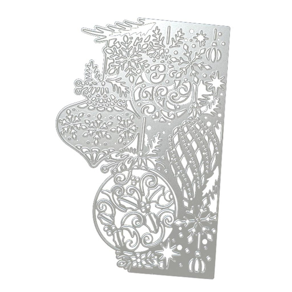 Jul Snöflinga Lykta Metall Skärande Dies Stencil DIY Scrapbooking Album