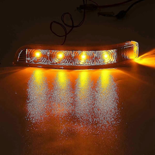 876132p000 LED Blinklys Sidespejllampe Til Kia Sorento 2009-2014 Hovedkøreposition (