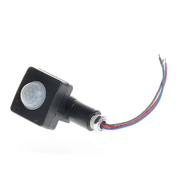AC85-265V IP65 Rörelsesensor Justerbar PIR-brytare Ultratunn LED-lampa PIR Utomhus Rörelsesensor De