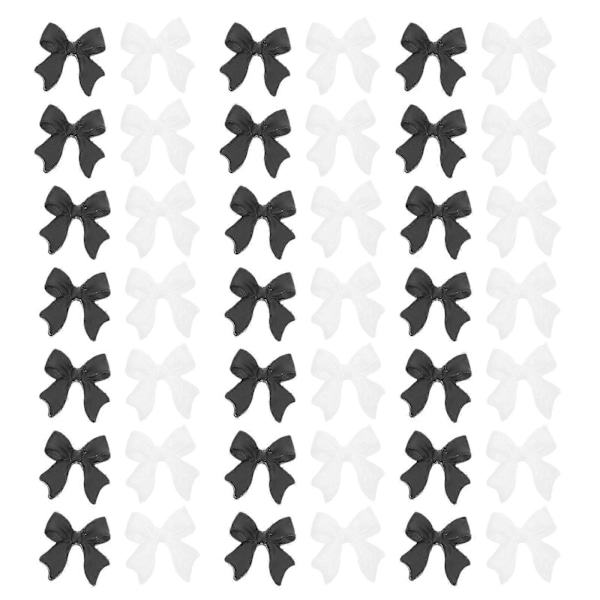 100 st Rosett Nagelkonst DIY Berlocker Harts Manikyrdekorationer Delikata Rosett Nagelberlocker