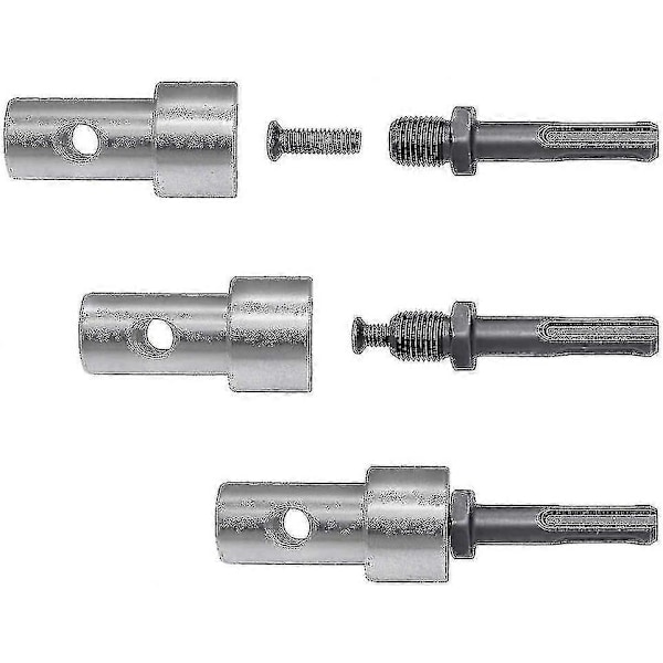 Elektrisk Borradapter Auger, 10,4 cm Längd, Nyckellös Borrchuck, Runt Skaft För Slagskruvdragare