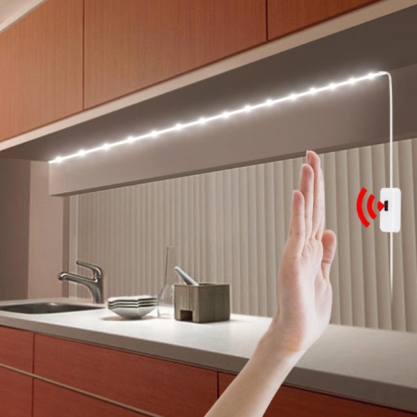 3m hvidt lys 5V USB LED lys under skabet moti