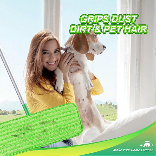 Mikrokuitumoppityynyjen pakkaus Swiffer XL -moppeihin, uudelleenkäytettävät märkä- ja kuivapyyhkeet, jotka ovat yhteensopivia Swiffer Sweeper XL:n kanssa, pestävä XL-moppitäyttö kaikkiin