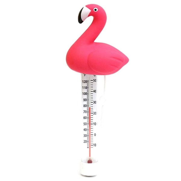 Flytande Pooltermometer Simbassängtermometer Flytande Flamingo