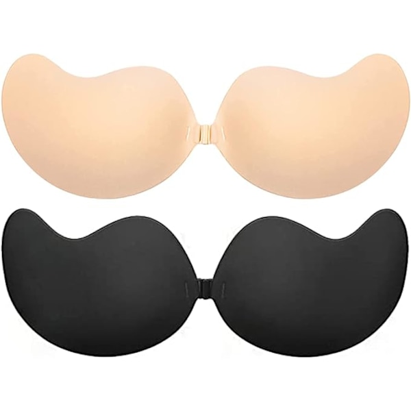 #Självhäftande BH 2 par Självhäftande BH Strapless Återanvändbar Osynlig Andningsbar BH för Rygglös Klänning#