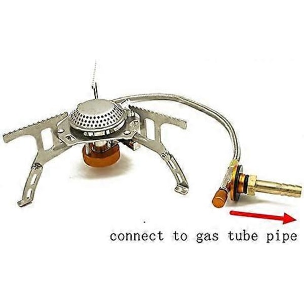 Adapter för utomhuscampingugn, automatisk omkopplingsventil för gasflaska - Tillbehör för picknickkök - för 4,9 cm delad ugn