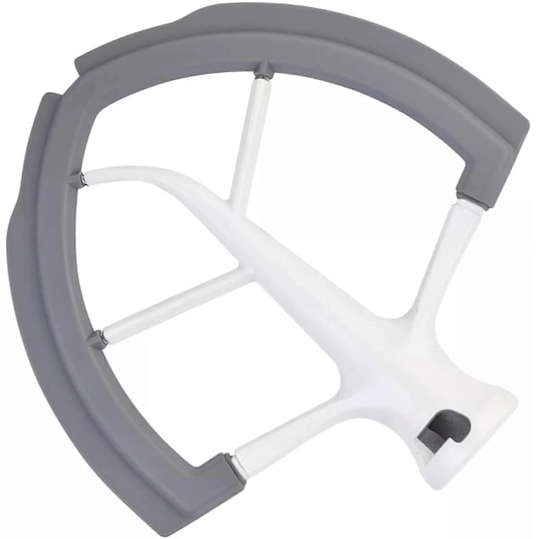 Flat Visp för Köksmaskin, Flexibel Kant Flat Visp, Mixer Tillbehör för Blandning av Mjöl Kräm 4,5-5 Quart