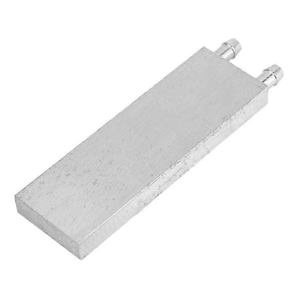 Aluminium Vandkølingsblok 80X40X12mm Køler til Computer CPU Radiator