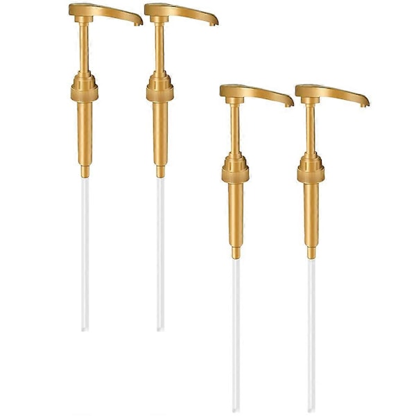 4 st Sirapspumpar Kaffepump Ersättning Sirapsflaskpump Kaffesirap Dispenserpump