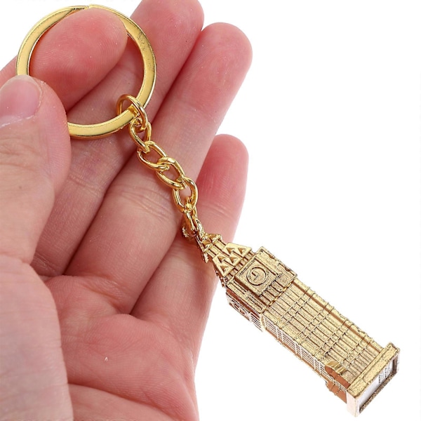 4 stk. Britisk Element Nøkkelring Stilig Legering Nøkkelring Anheng Unisex Veske Hengende Sjarm