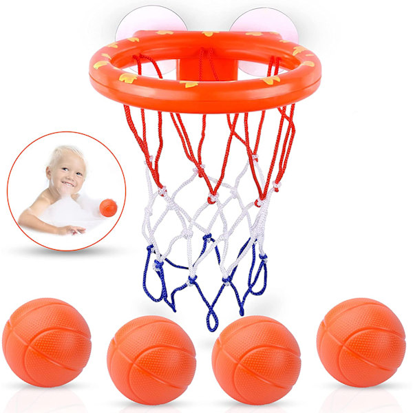 Badelegetøj, Badekar Basketball Hoop til Småbørn Børn, Drenge og Piger