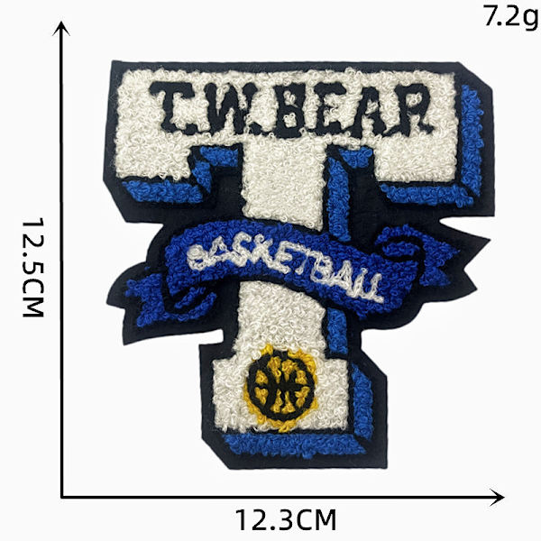 /#/14 termoklæbende broderede patches i en elegant farvepalet/#/